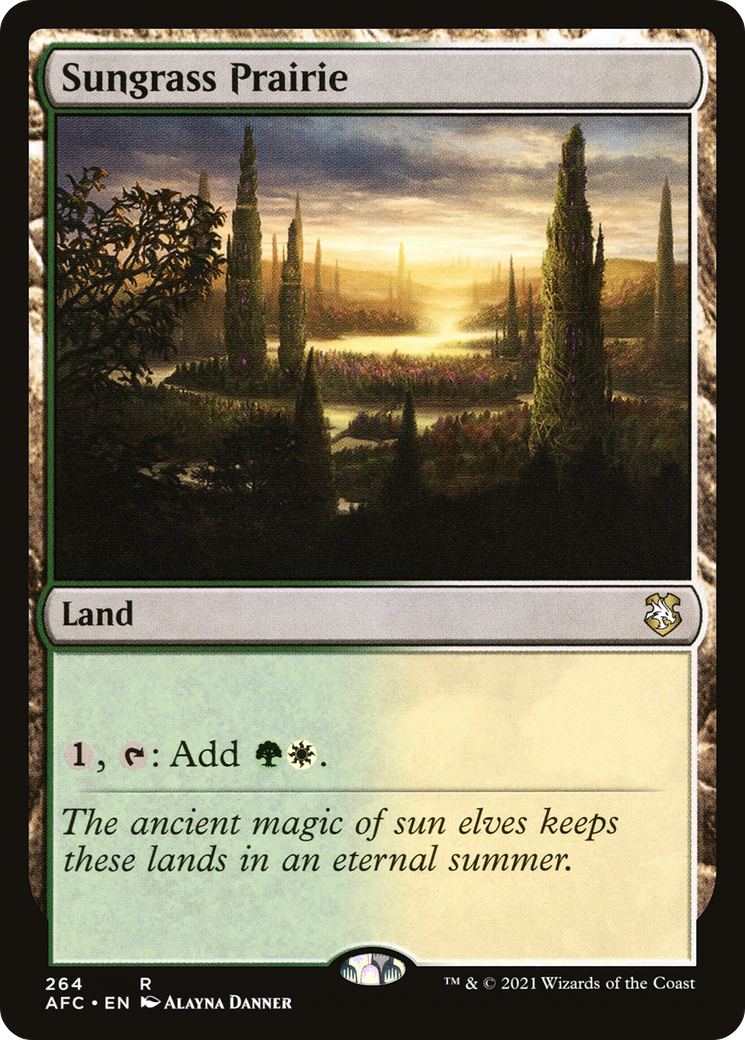 Image of Sungrass Prairie [Dungeons & Dragons: Adventures in the Forgotten Realms Commander]