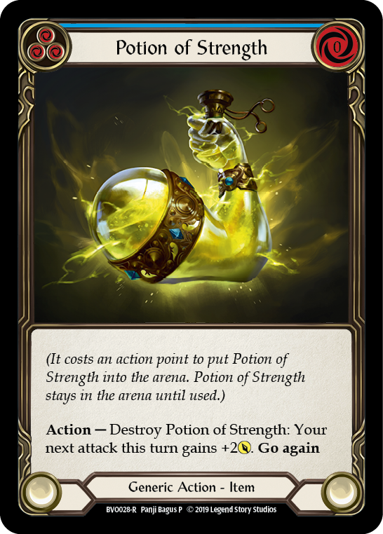 Image of Potion of Strength [BVO028-R] (Bravo Hero Deck)  1st Edition Normal