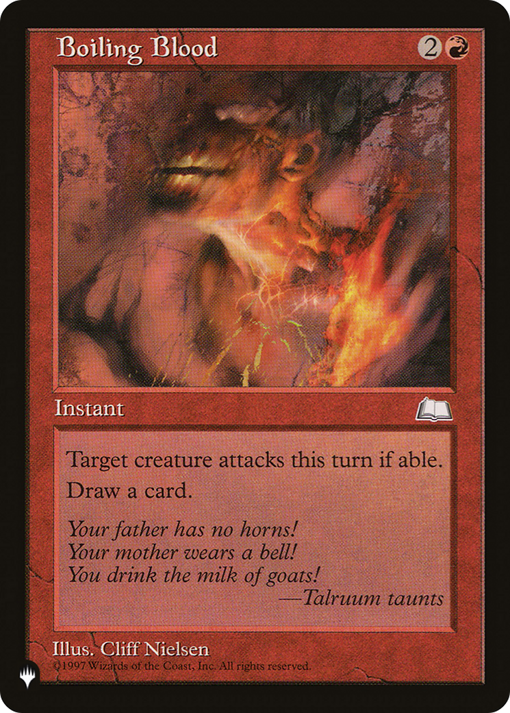 Image of Boiling Blood [The List]