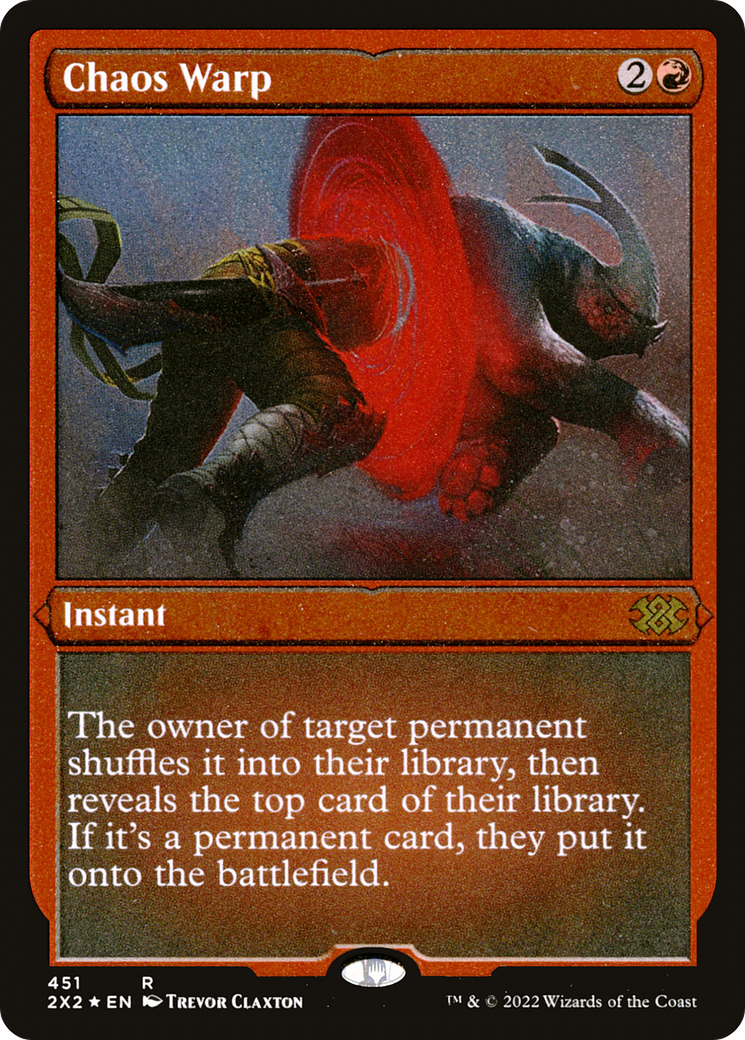 Image of Chaos Warp (Foil Etched) [Double Masters 2022]