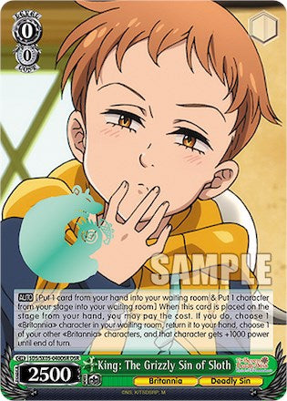 Image of King: The Grizzly Sin of Sloth (DSR) [The Seven Deadly Sins: Revival of The Commandments]