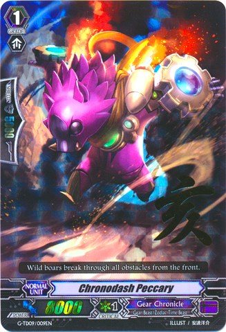 Image of Chronodash Peccary (RRR) (G-TD09/009EN) [True Zodiac Time Beasts]