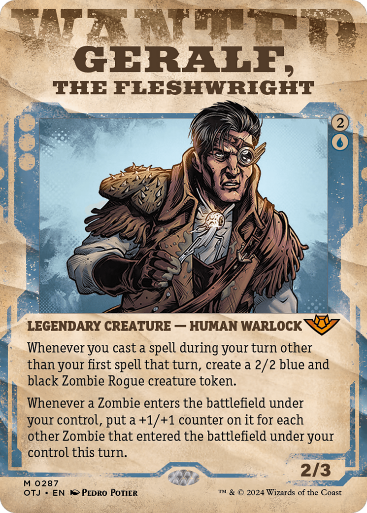 Image of Geralf, the Fleshwright (Showcase) [Outlaws of Thunder Junction]