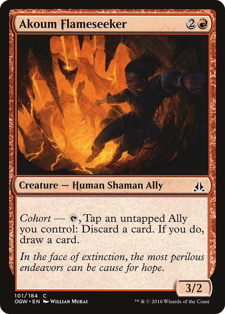 Image of Akoum Flameseeker [Oath of the Gatewatch]