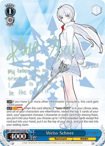 Weiss Schnee (RWBY/WX03-076SP SP) [RWBY]