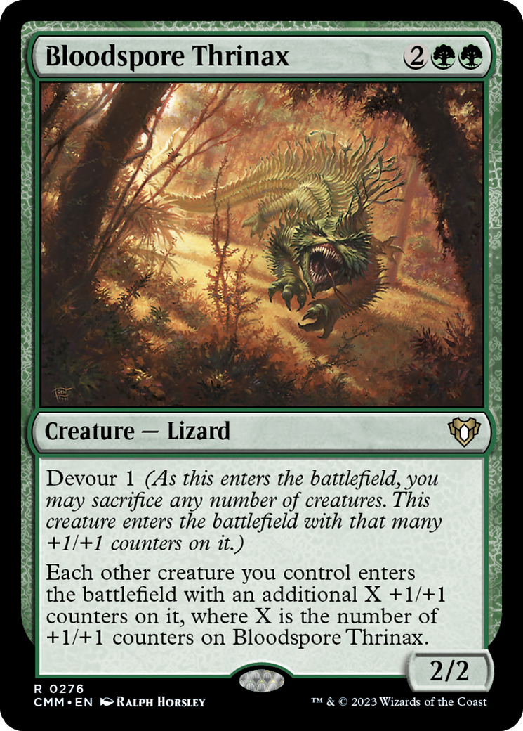 Image of Bloodspore Thrinax [Commander Masters]