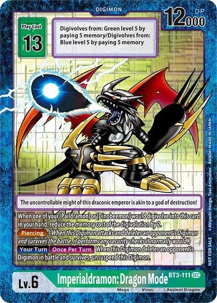 Image of Imperialdramon Dragon Mode [BT3-111] [Revision Pack Cards]