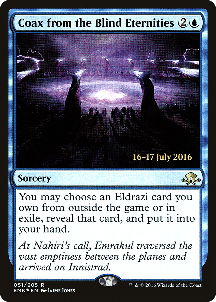 Image of Coax from the Blind Eternities [Eldritch Moon Prerelease Promos]