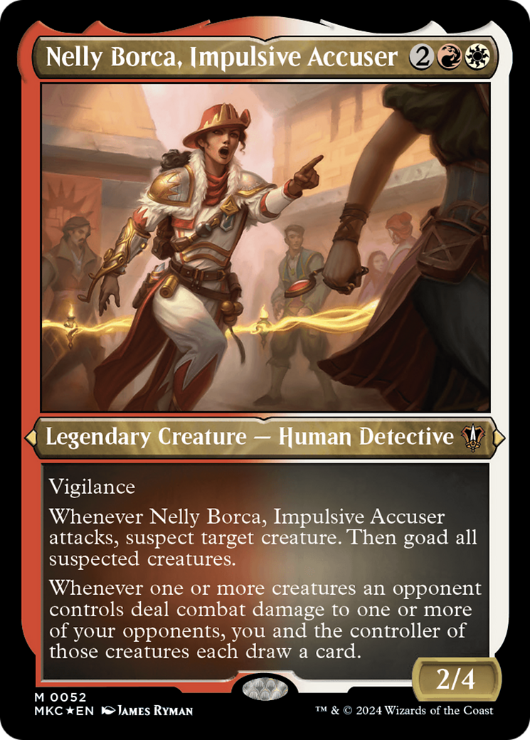 Image of Nelly Borca, Impulsive Accuser (Display Commander) [Murders at Karlov Manor Commander]