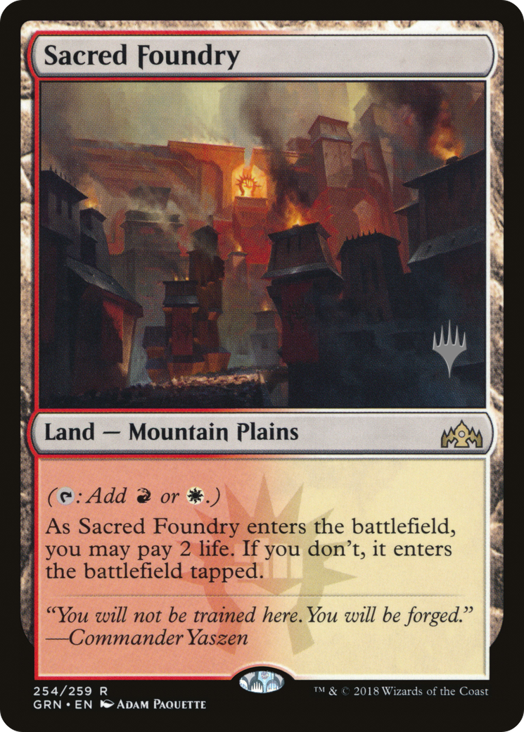 Image of Sacred Foundry (Promo Pack) [Guilds of Ravnica Promos]