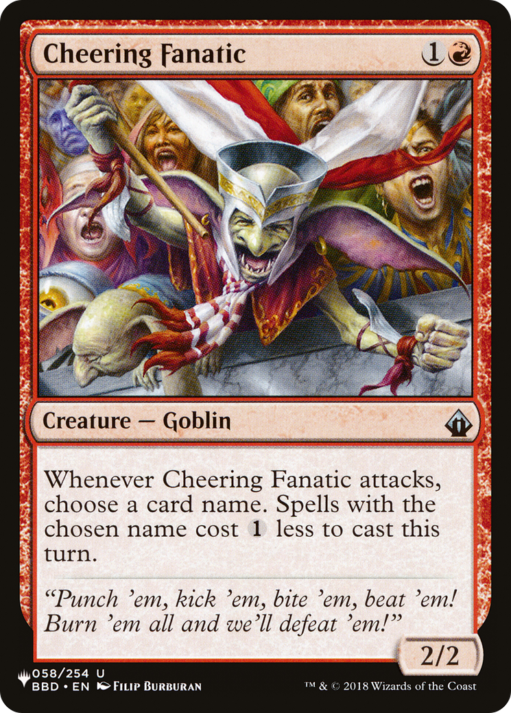 Image of Cheering Fanatic [The List]