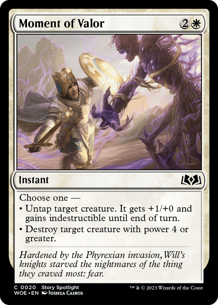 Image of Moment of Valor [Wilds of Eldraine]