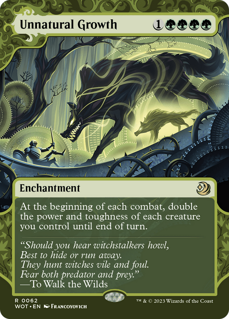 Image of Unnatural Growth [Wilds of Eldraine: Enchanting Tales]