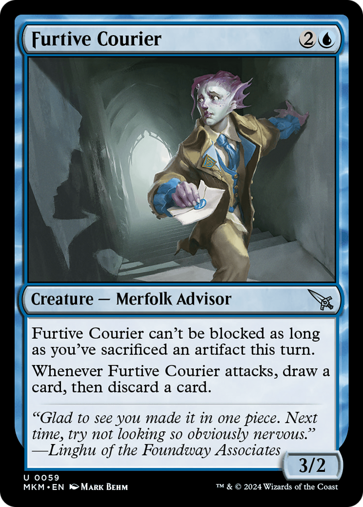 Image of Furtive Courier [Murders at Karlov Manor]