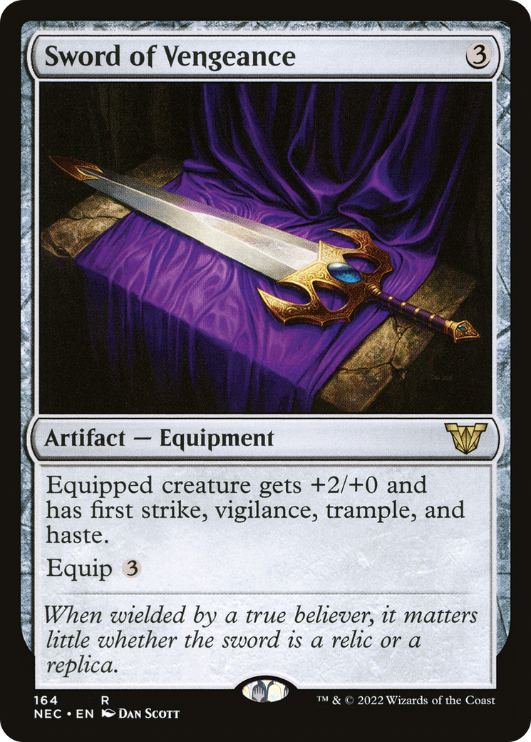 Image of Sword of Vengeance [Kamigawa: Neon Dynasty Commander]