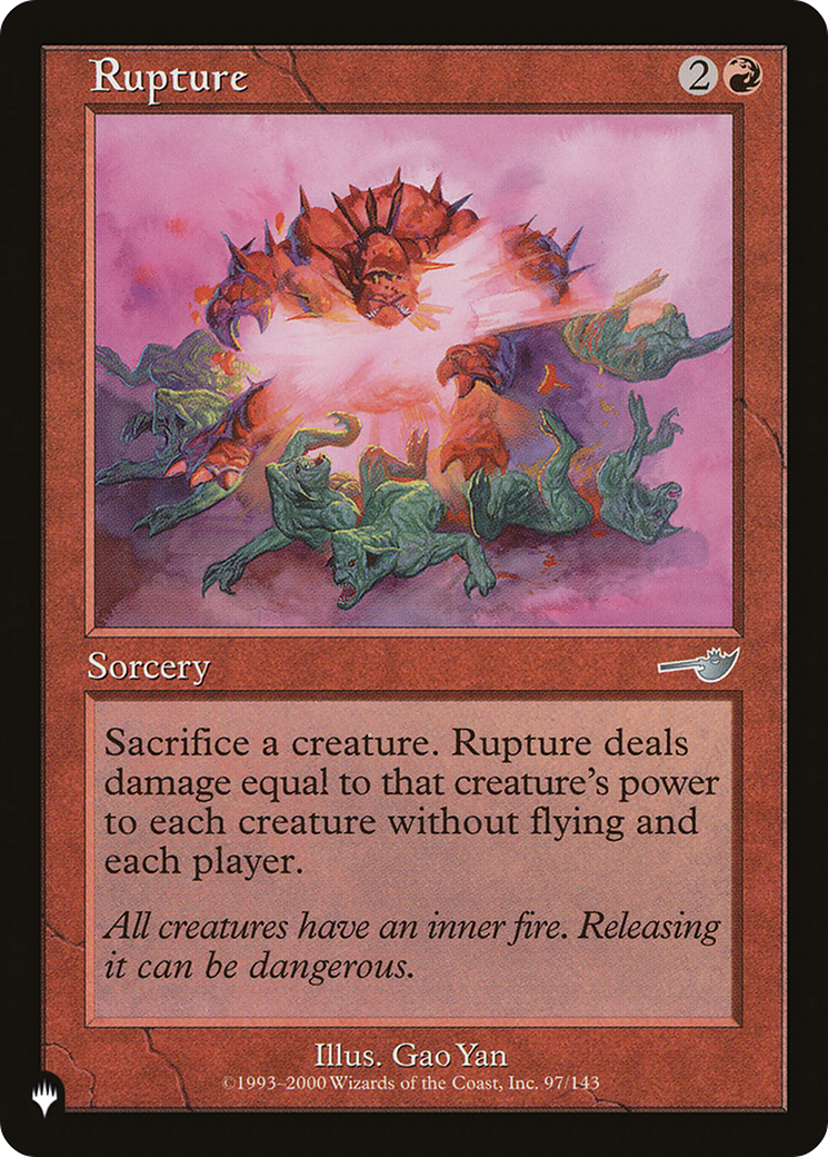 Image of Rupture [The List]