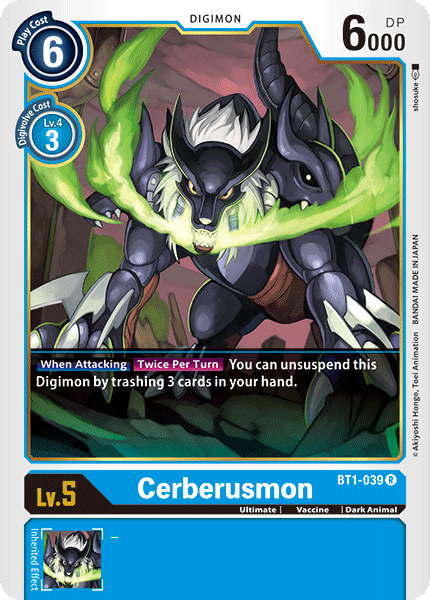 Image of Cerberusmon [BT1-039] [Release Special Booster Ver.1.0]