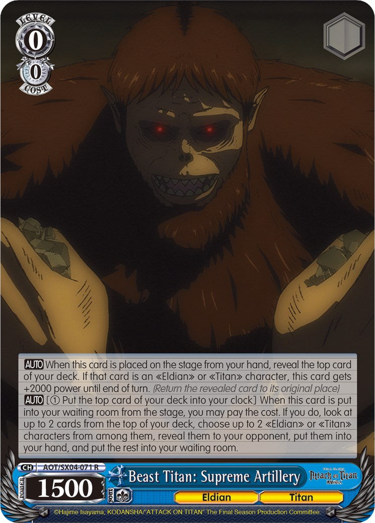Image of Beast Titan: Supreme Artillery [Attack On Titan: Final Season]