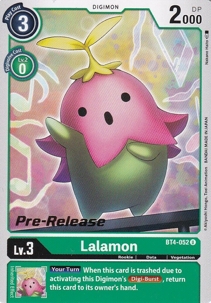 Image of Lalamon [BT4-052] [Great Legend Pre-Release Promos]