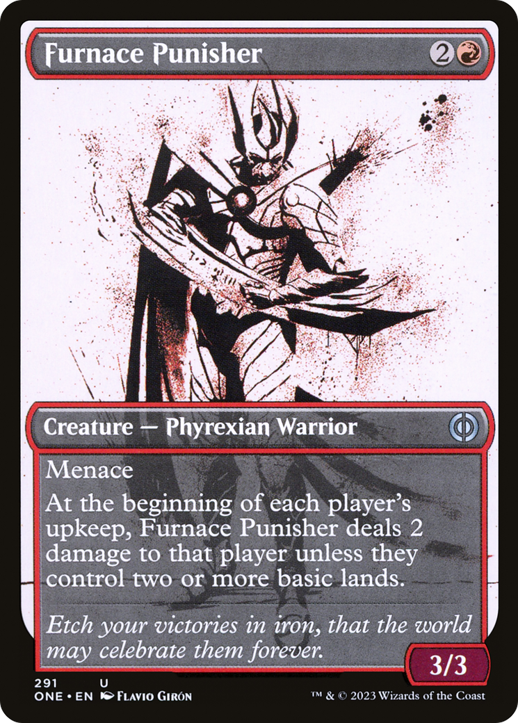 Image of Furnace Punisher (Showcase Ichor) [Phyrexia: All Will Be One]