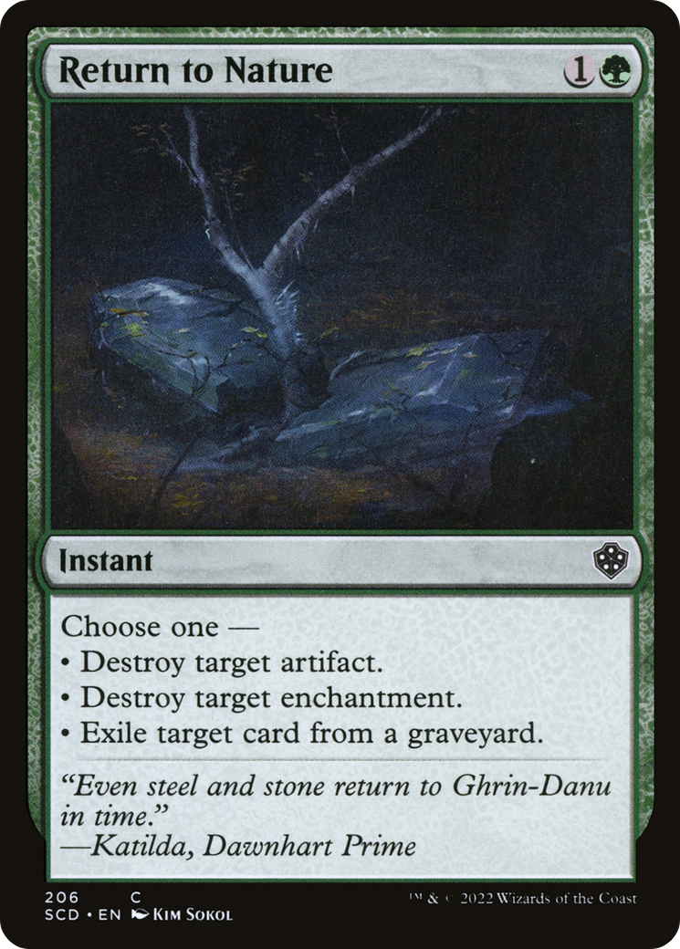 Image of Return to Nature [Starter Commander Decks]