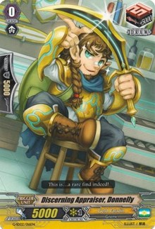 Image of Discerning Appraiser, Donnelly (G-SD02/016EN) [G-Start Deck 2: Knight of the Sun]
