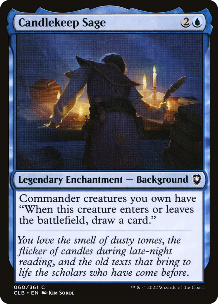 Image of Candlekeep Sage [Commander Legends: Battle for Baldur's Gate]