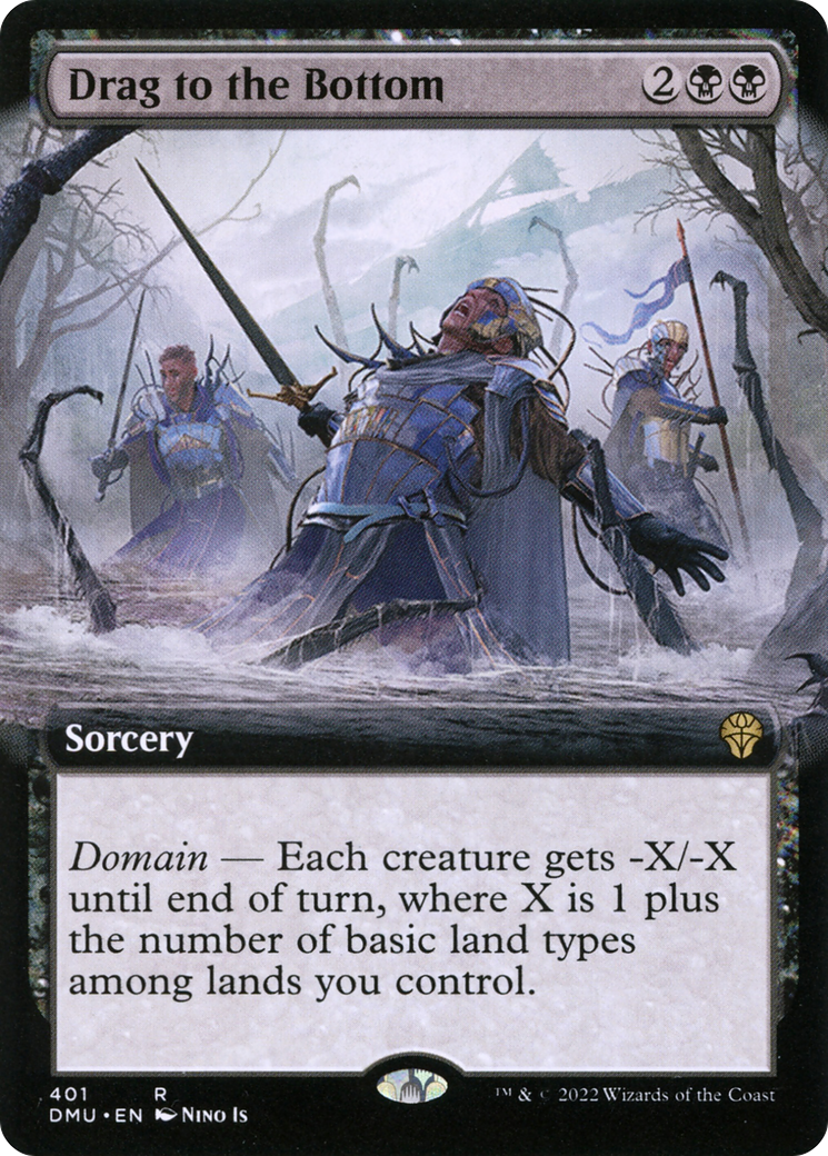 Image of Drag to the Bottom (Extended Art) [Dominaria United]