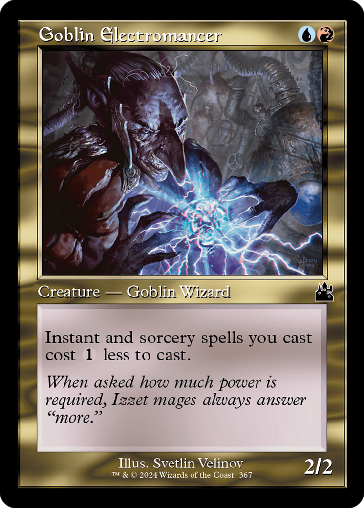 Image of Goblin Electromancer (Retro Frame) [Ravnica Remastered]
