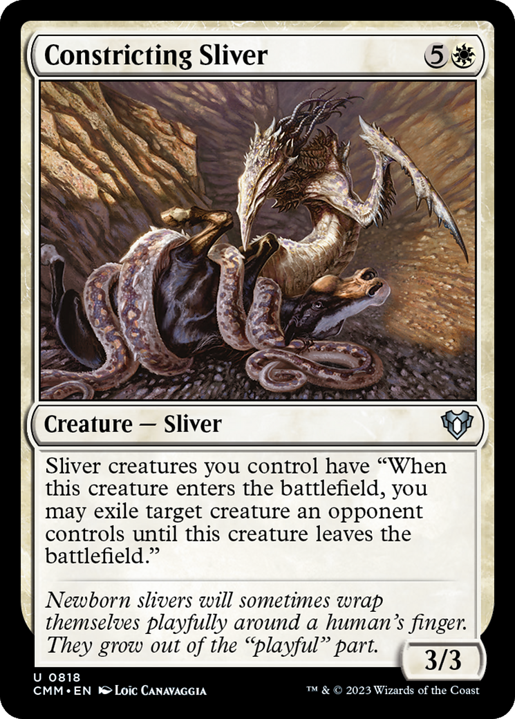 Image of Constricting Sliver [Commander Masters]