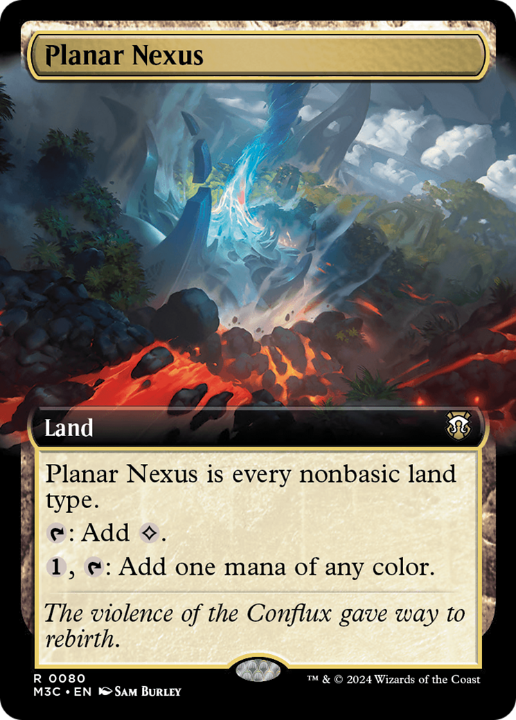Image of Planar Nexus (Extended Art) (Ripple Foil) [Modern Horizons 3 Commander]