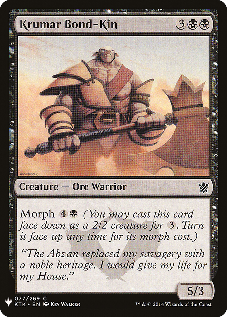 Image of Krumar Bond-Kin [Mystery Booster]