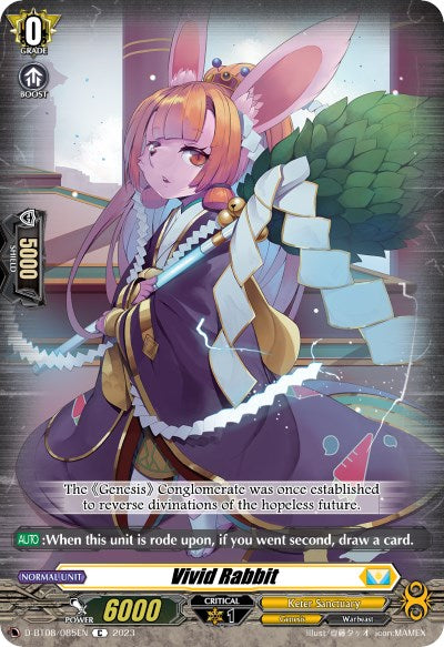 Image of Vivid Rabbit (D-BT08/085EN) [Minerva Rising]