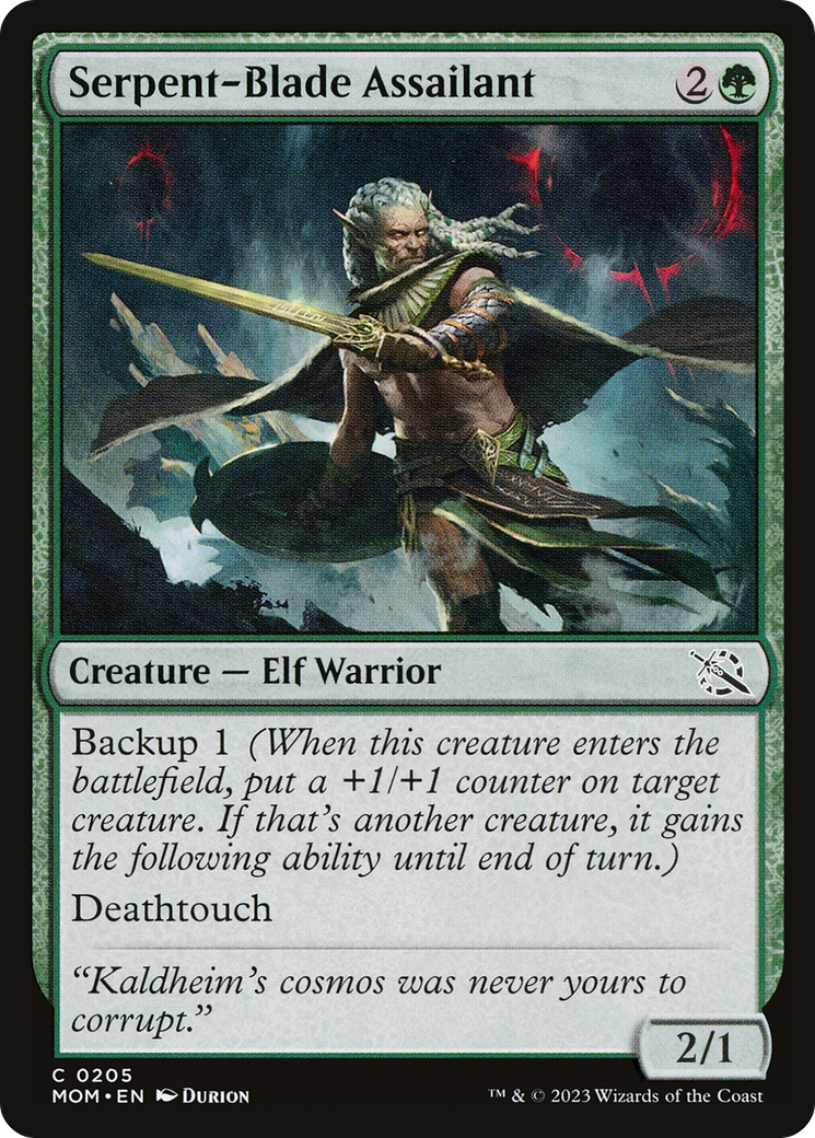 Image of Serpent-Blade Assailant [March of the Machine]