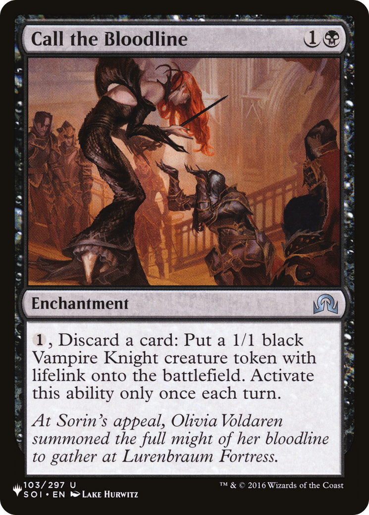 Image of Call the Bloodline [The List]
