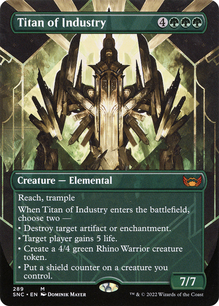 Image of Titan of Industry (Borderless Alternate Art) [Streets of New Capenna]