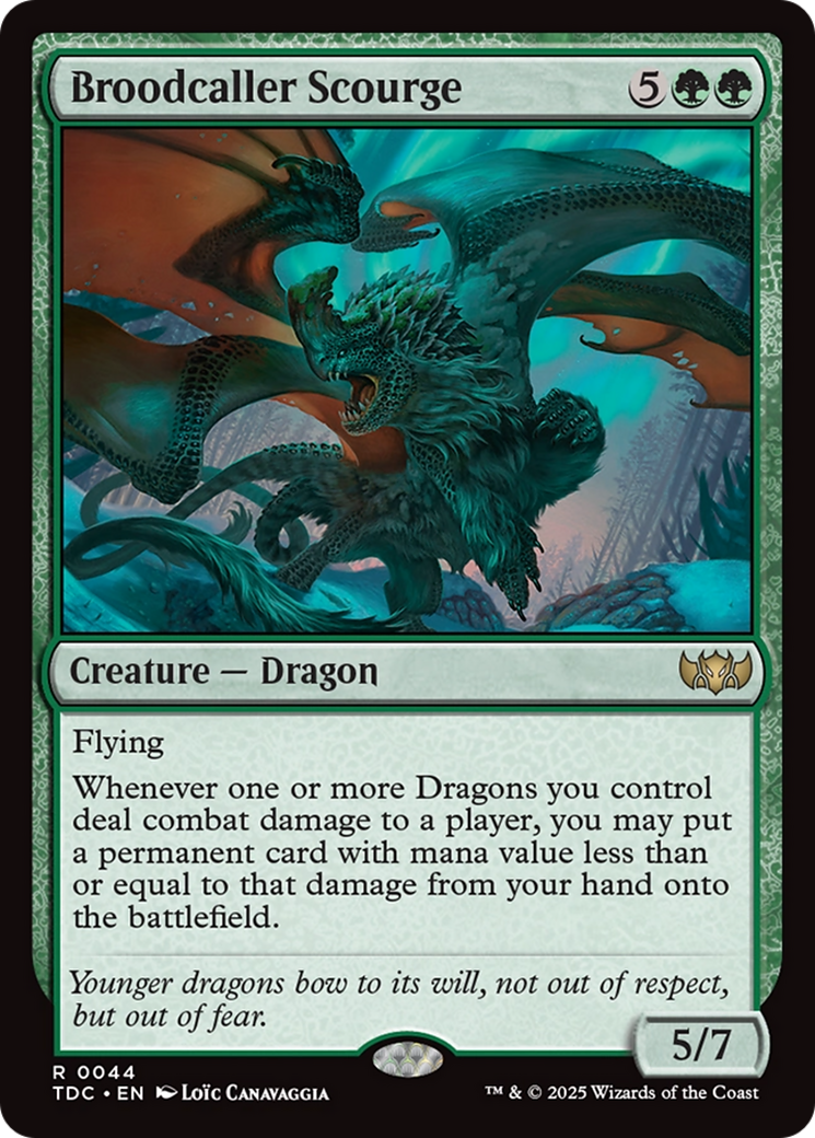 Image of Broodcaller Scourge [Tarkir: Dragonstorm Commander]