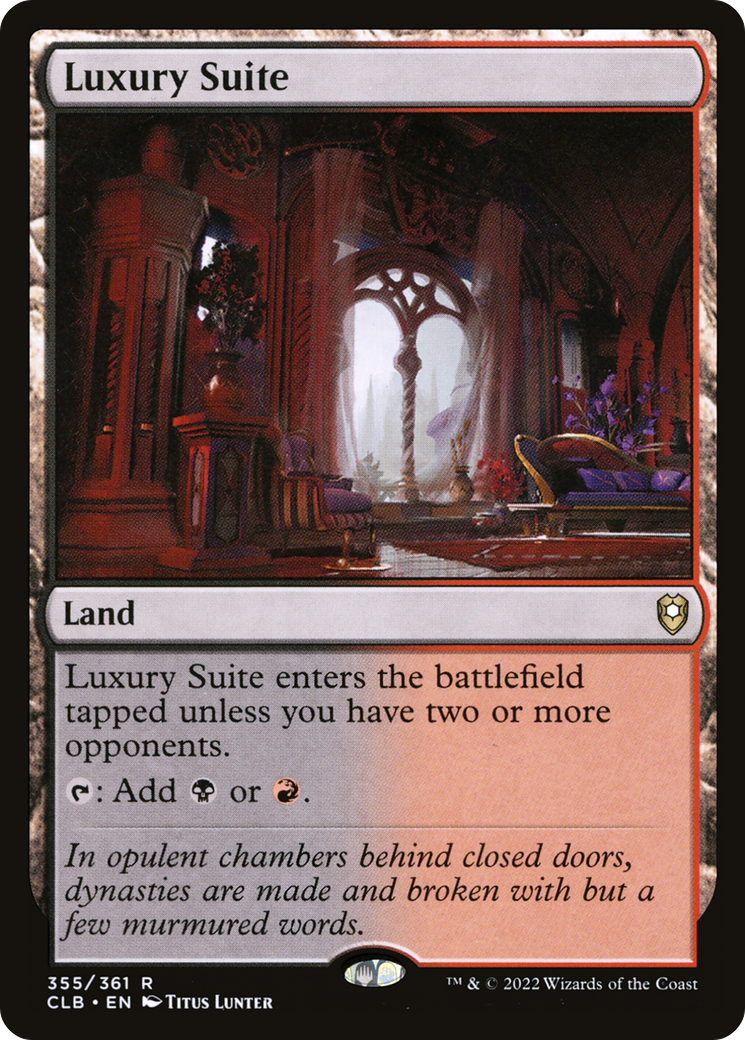 Image of Luxury Suite [Commander Legends: Battle for Baldur's Gate]
