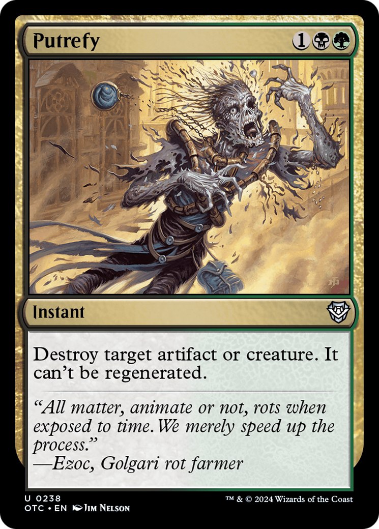Image of Putrefy [Outlaws of Thunder Junction Commander]