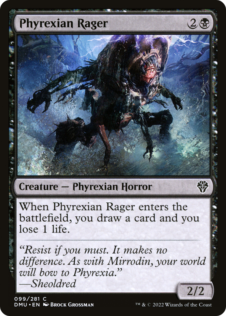 Image of Phyrexian Rager [Dominaria United]
