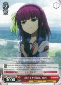 Image of Like a Villian, Yuri (AB/W31-E072 U) [Angel Beats! Re:Edit]