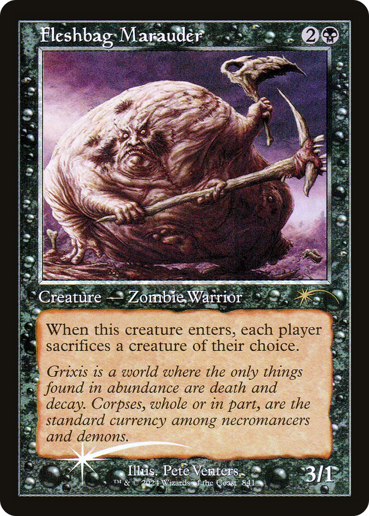 Image of Fleshbag Marauder (841) (Retro Frame) [Secret Lair Drop Series]