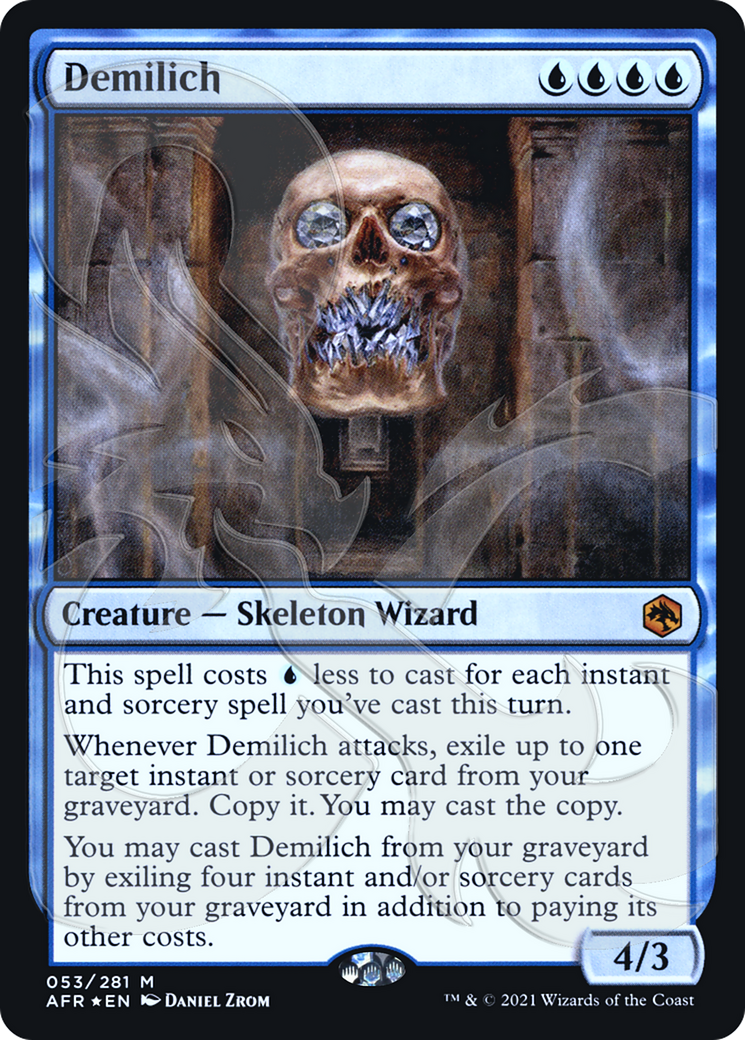 Image of Demilich (Ampersand Promo) [Dungeons & Dragons: Adventures in the Forgotten Realms Promos]