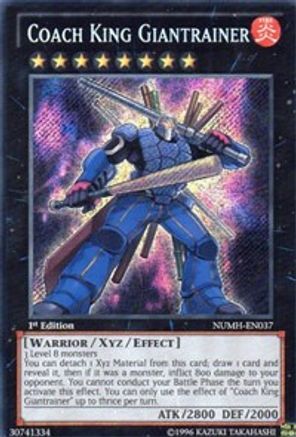 Image of Coach King Giantrainer [NUMH-EN037] Secret Rare