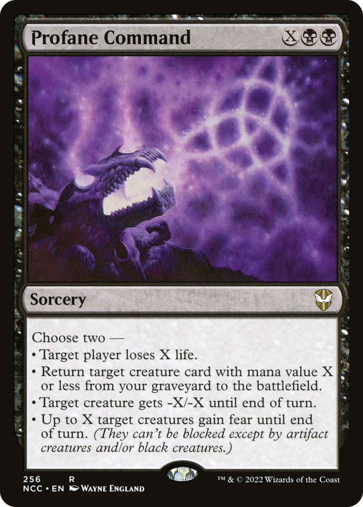 Image of Profane Command [Streets of New Capenna Commander]