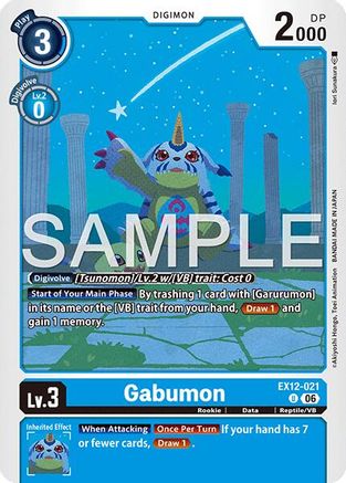 Image of Gabumon (EX12-021) - Digital World Shambala