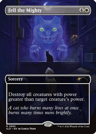 Image of Fell the Mighty (2690) (SLD-2690) - Secret Lair Drop Series