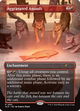 Image of Aggravated Assault (2691) (SLD-2691) - Secret Lair Drop Series Foil