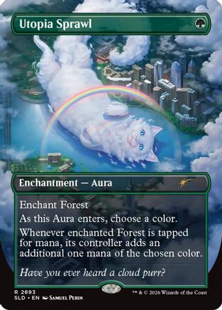 Image of Utopia Sprawl (2693) (SLD-2693) - Secret Lair Drop Series Foil