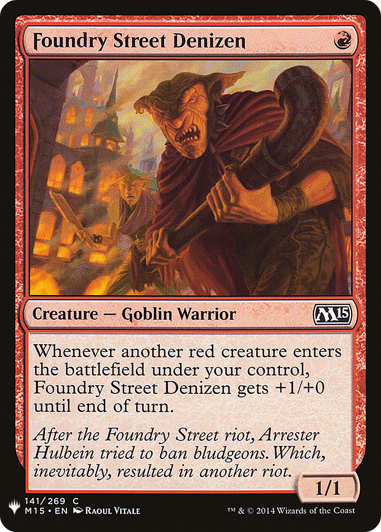 Image of Foundry Street Denizen [Mystery Booster]